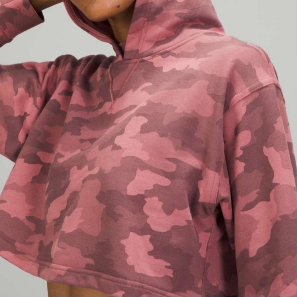 Lululemon Athletica Pink Camo Hoodie